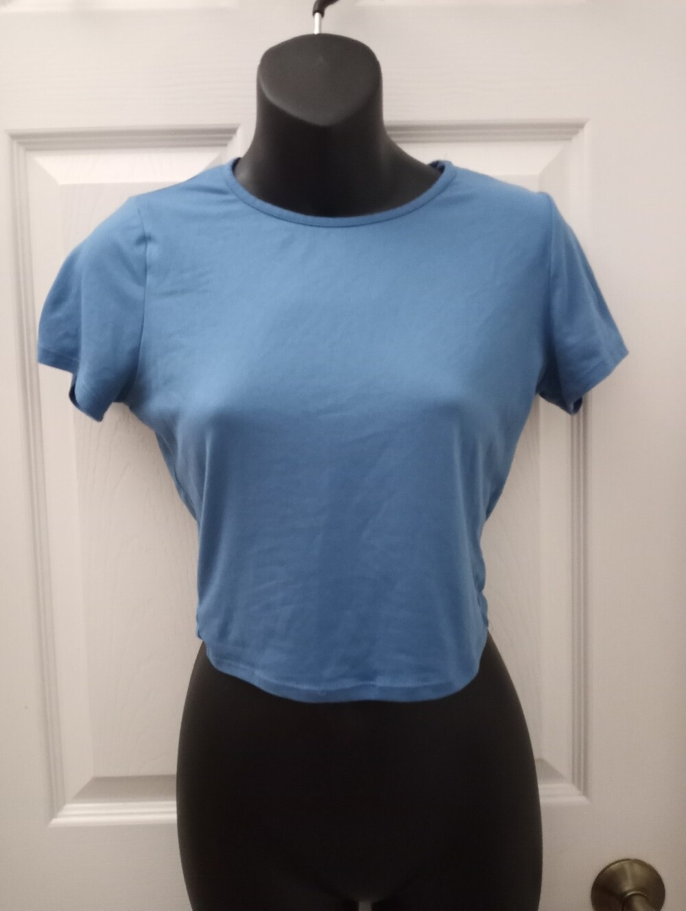 XS Gaze Blue Short Sleeve Crewneck Tee